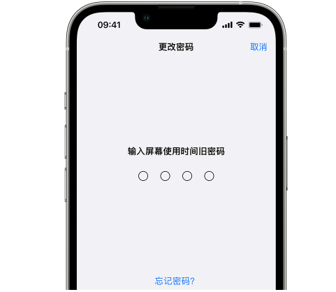 大理iPhone屏幕维修分享iPhone屏幕使用时间密码忘记了怎么办 