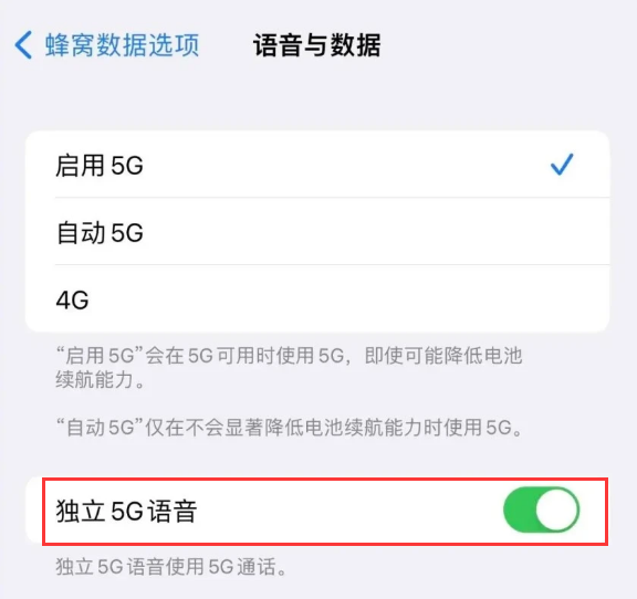 大理苹果14维修分享iPhone 14 Pro如何开启VoNR 