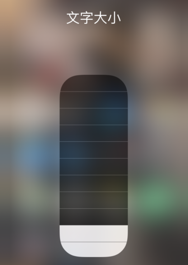 大理苹果手机维修分享小技巧：在 iPhone 控制中心快速调节字体大小 