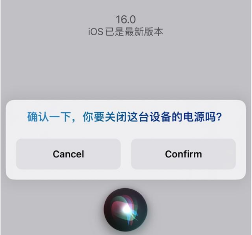 大理苹果手机维修分享iOS 16 Beta5为什么要取消Siri语音关机功能 